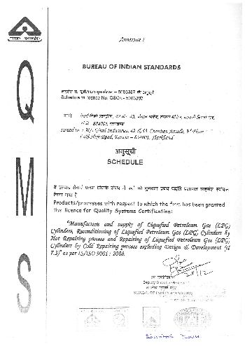 ISO Certificate